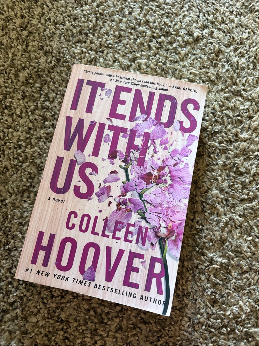 It Ends With Us - Pink Paperback Novel